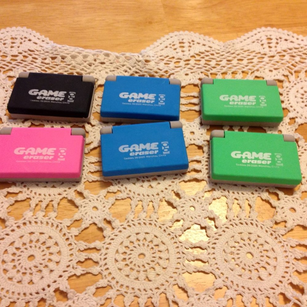 Back to school or party favors bundle, video game erasers